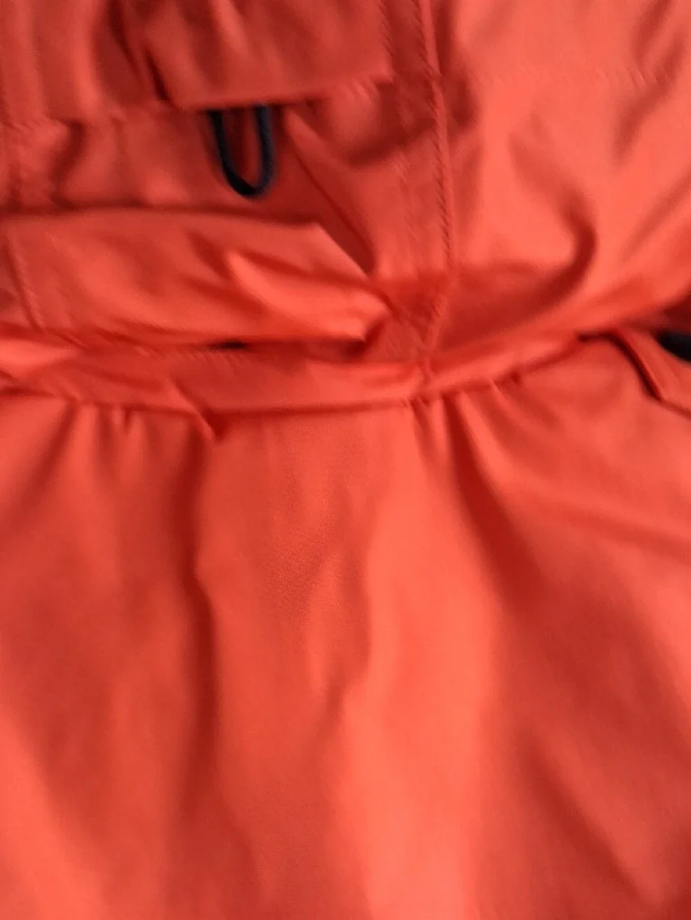 Burberry Sport Orange Double-Breasted Trench Jacket - Picture 7 of 16